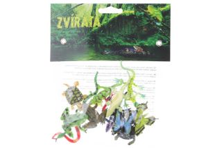 Obrázek z Zvířátka v pralese set 12ks v sáčku 